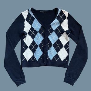 Brandy Melville Argyle Cardigan
